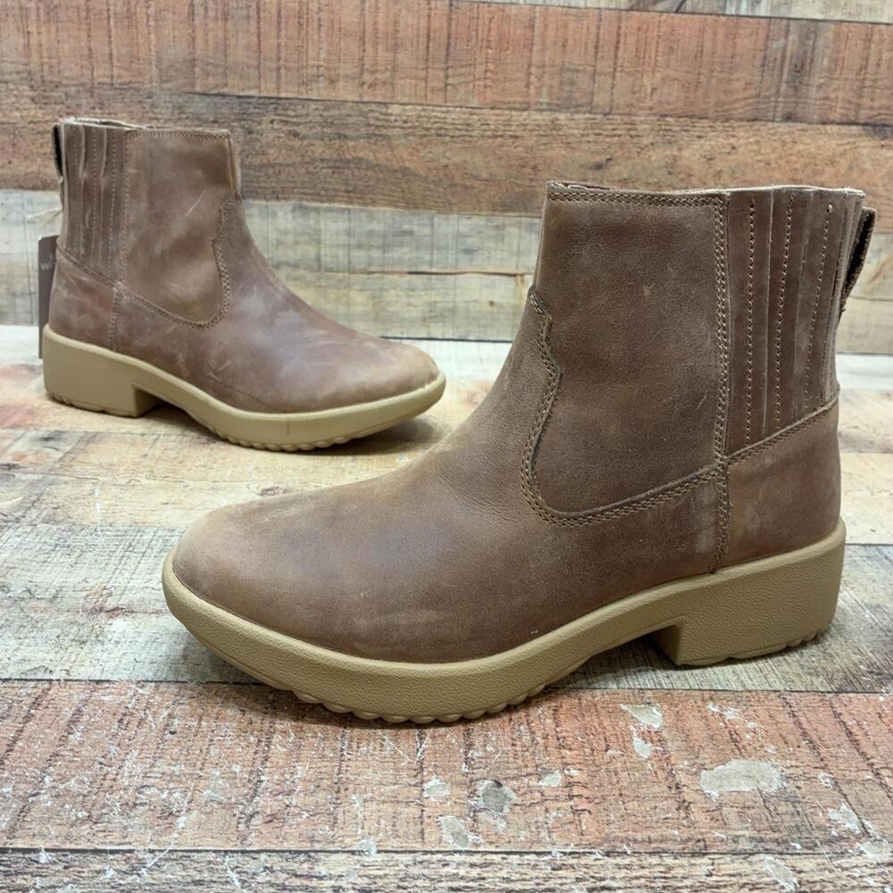 Twisted X Boots womens size 10 M Brown Chelsea Ankle Slip Resistant WPP0002